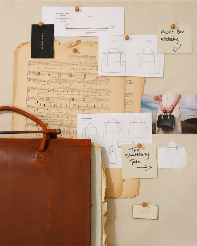 A piece of brown luggage sitting on top of a table