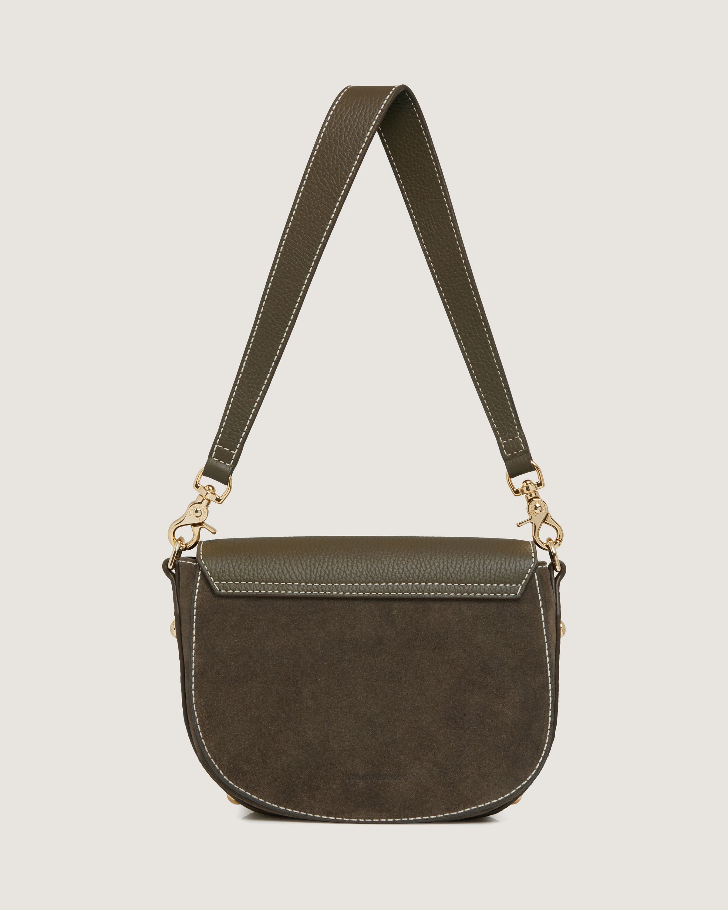 A cross body bag with a shoulder strap