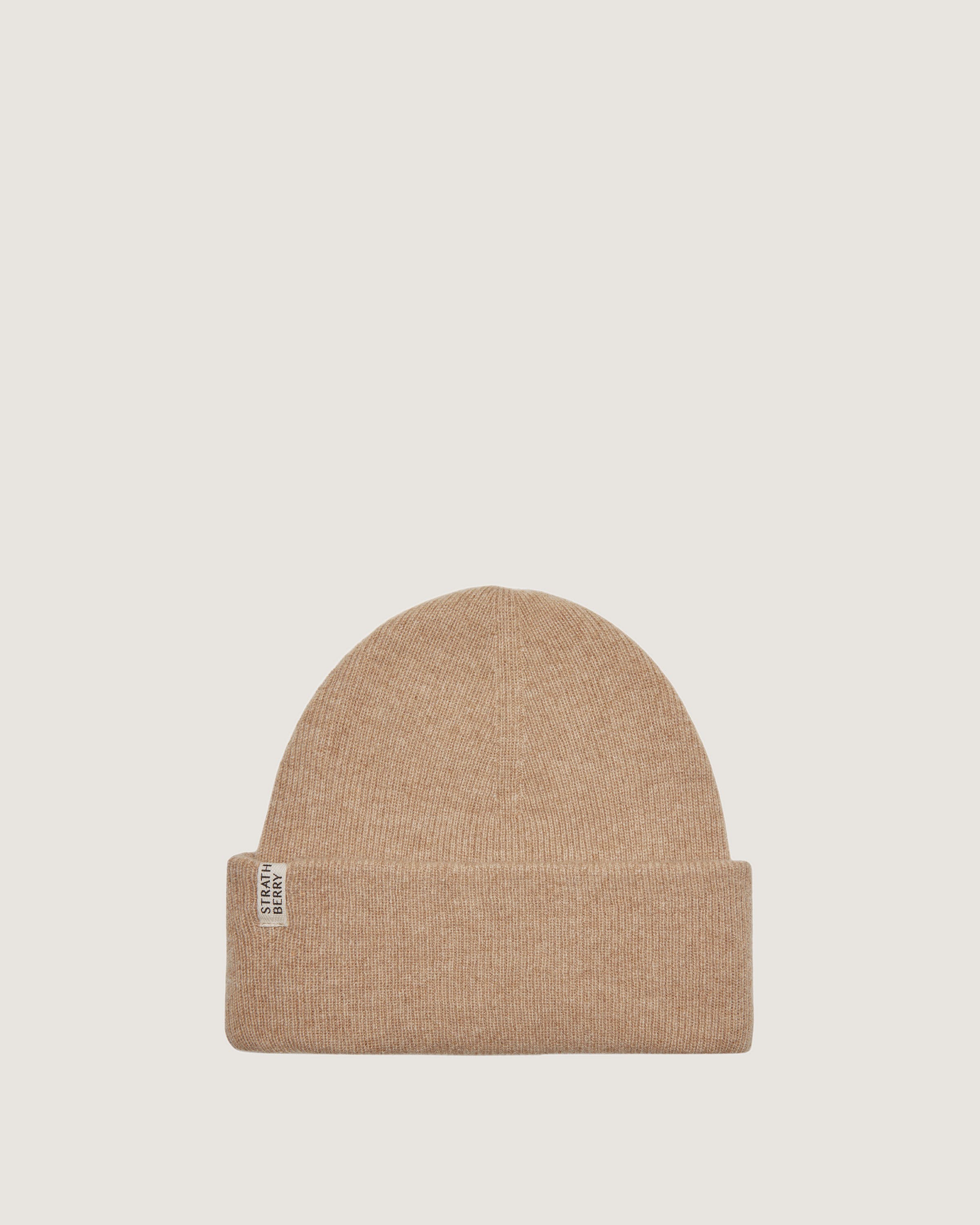 A brown hat with a tag on it