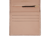 A pink card case with a gold zipper