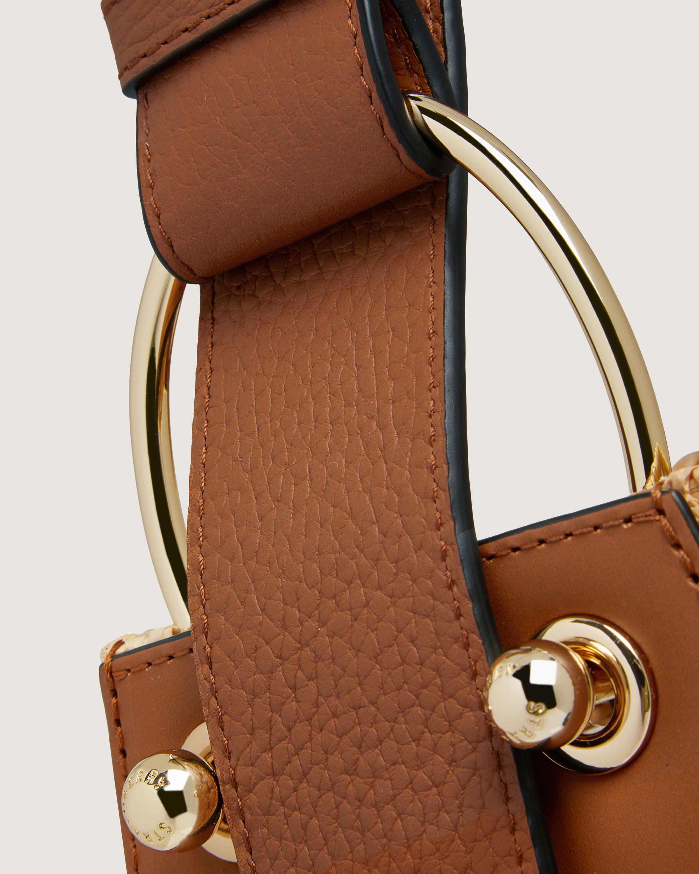 Strathberry - Lana Midi Bucket Bag - Leather Bucket Bag - Tan Strathberry - Lana Midi Bucket Bag - Leather Bucket Bag - Tan