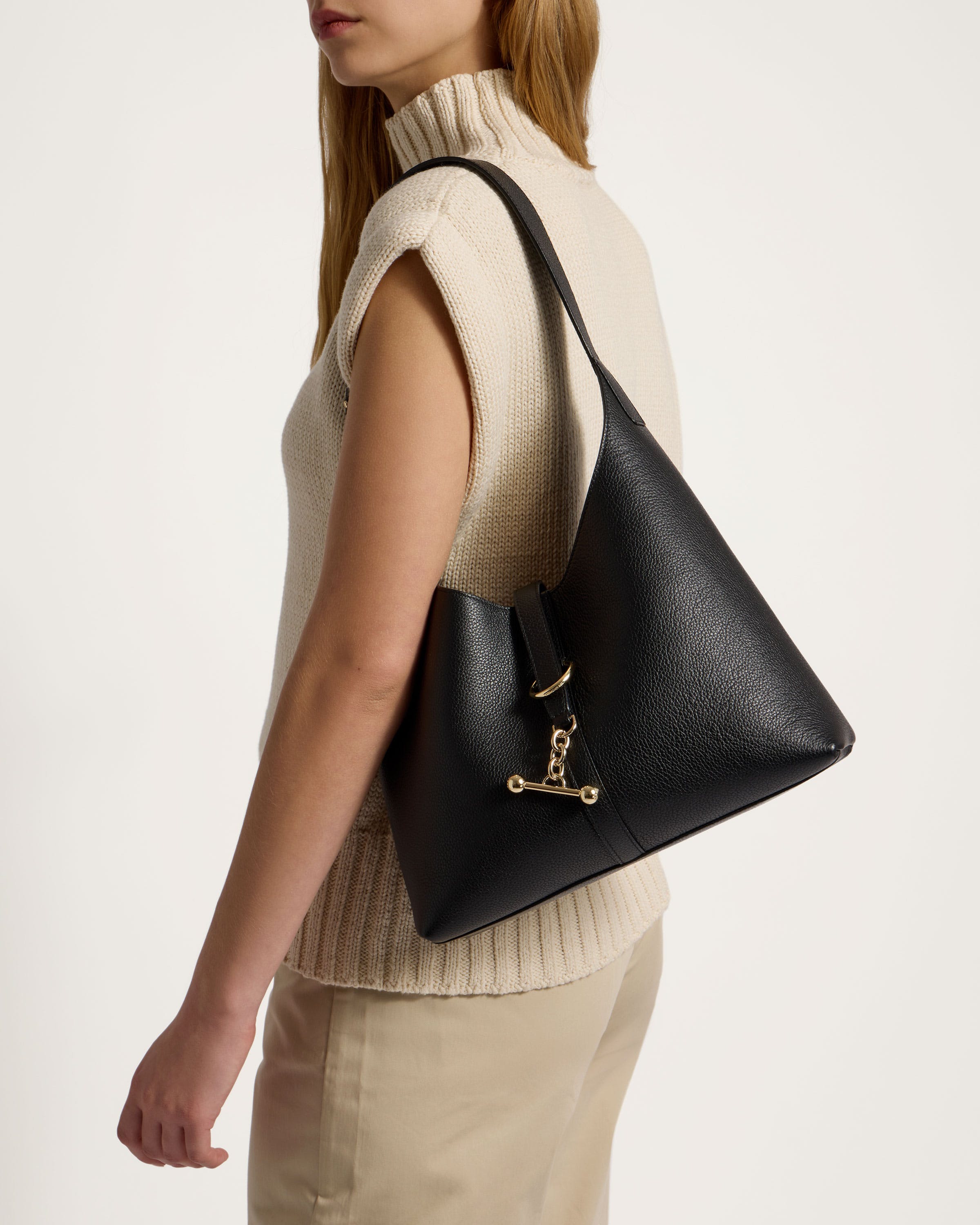 Strathberry - Kite Hobo - Black