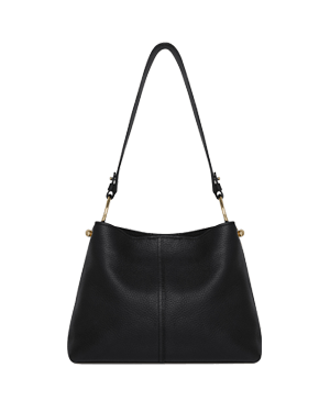 Black Lana hobo bag with single shoulder strap