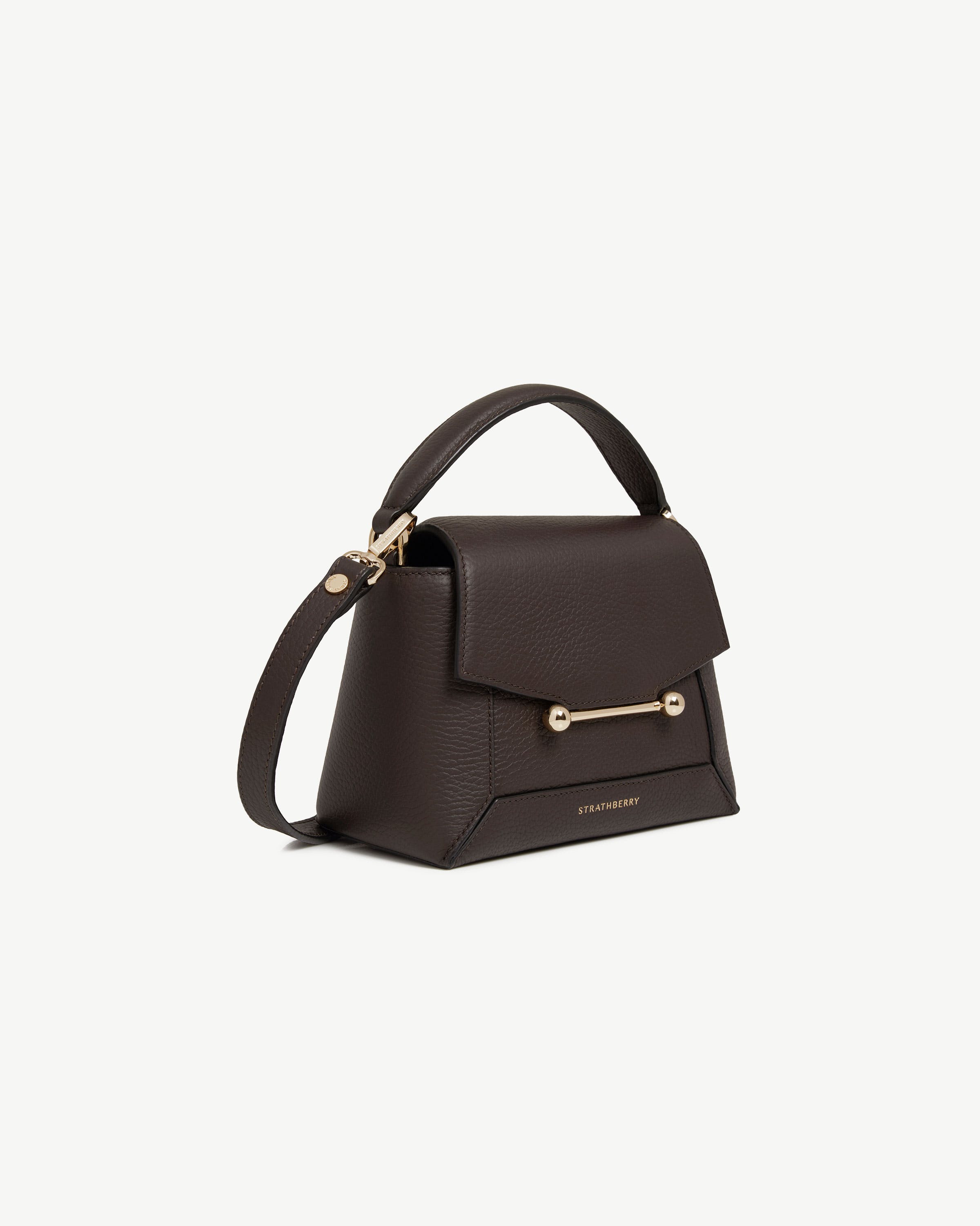 【未使用品】【希少】STRATHBERRY Mosaic Nano ハンドバッグ Strathberry - Mosaic Nano - Brown