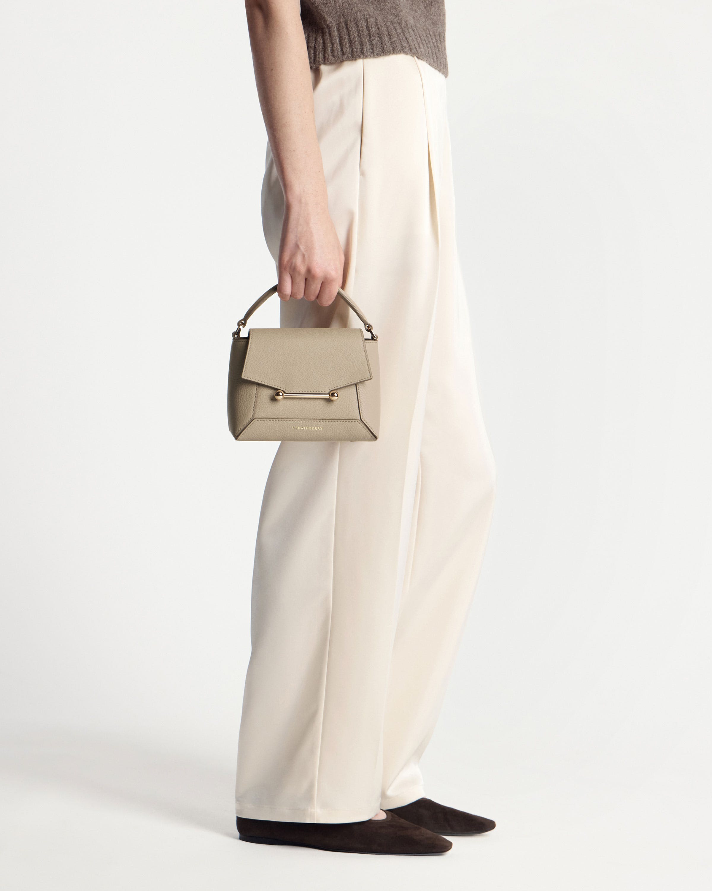 Strathberry - Mosaic Nano - Neutrals / Beige