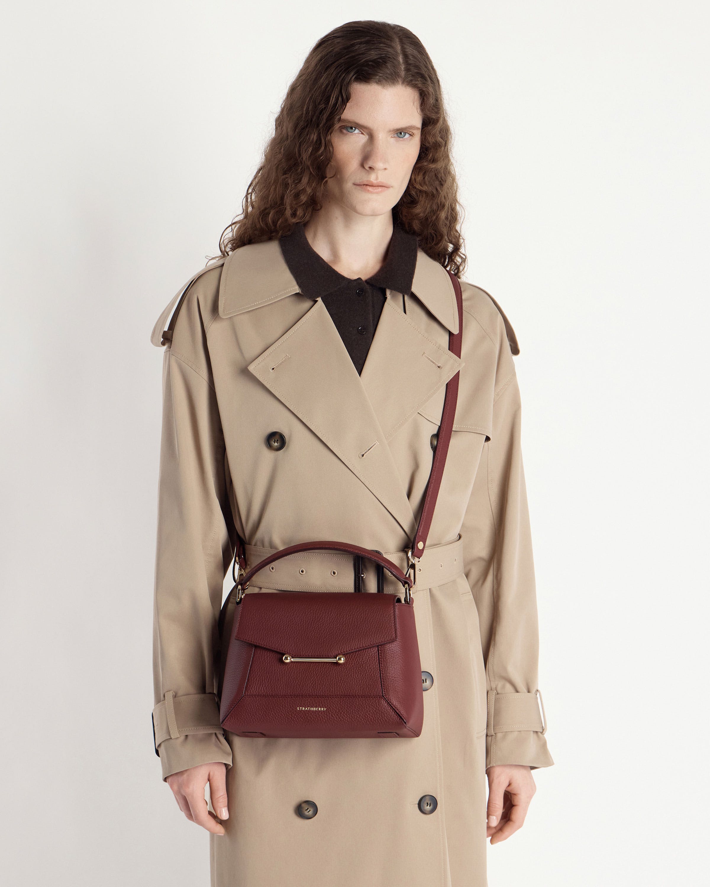 Strathberry - Mosaic Bag - Red / Burgundy