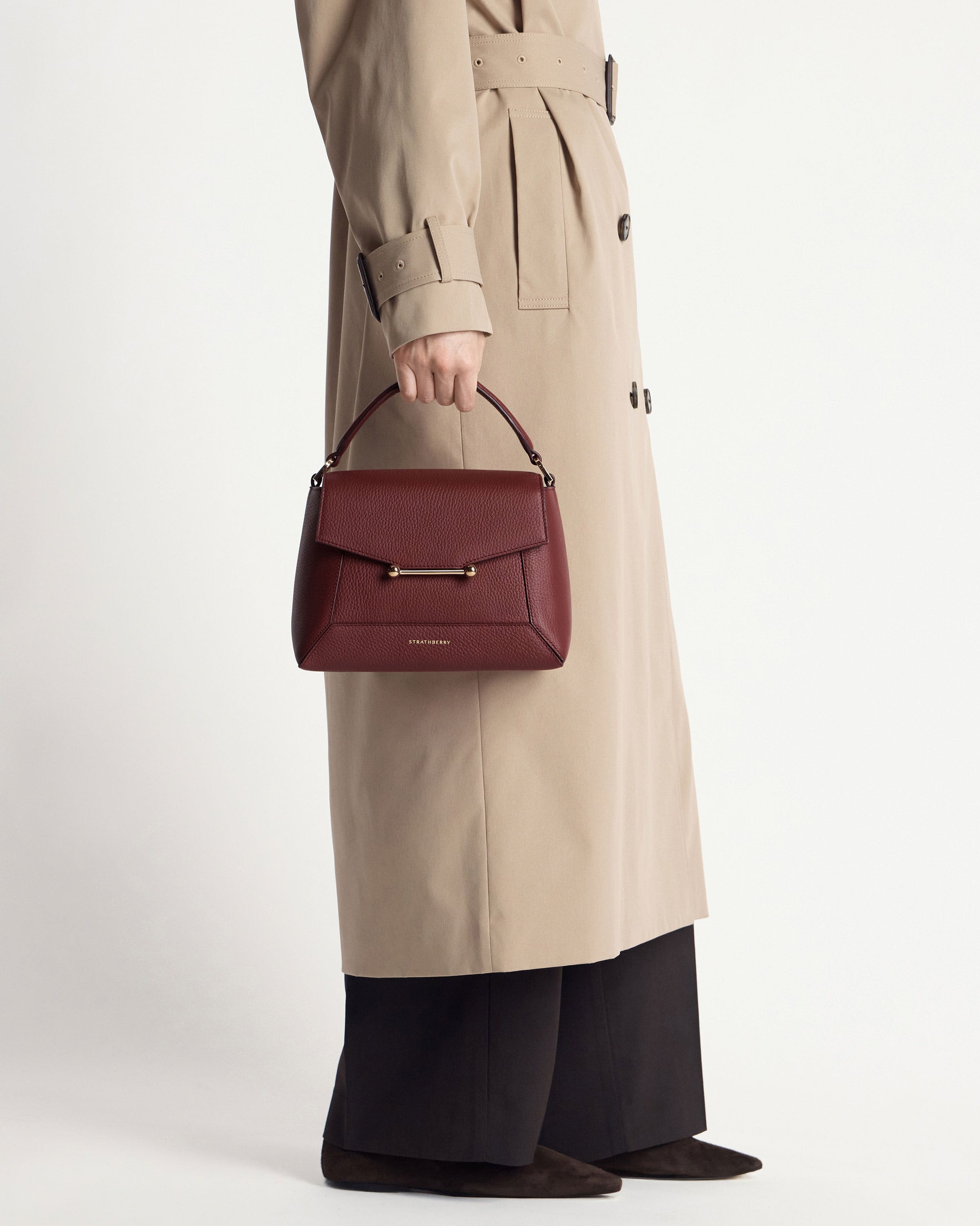 Strathberry - Mosaic Bag - Red / Burgundy