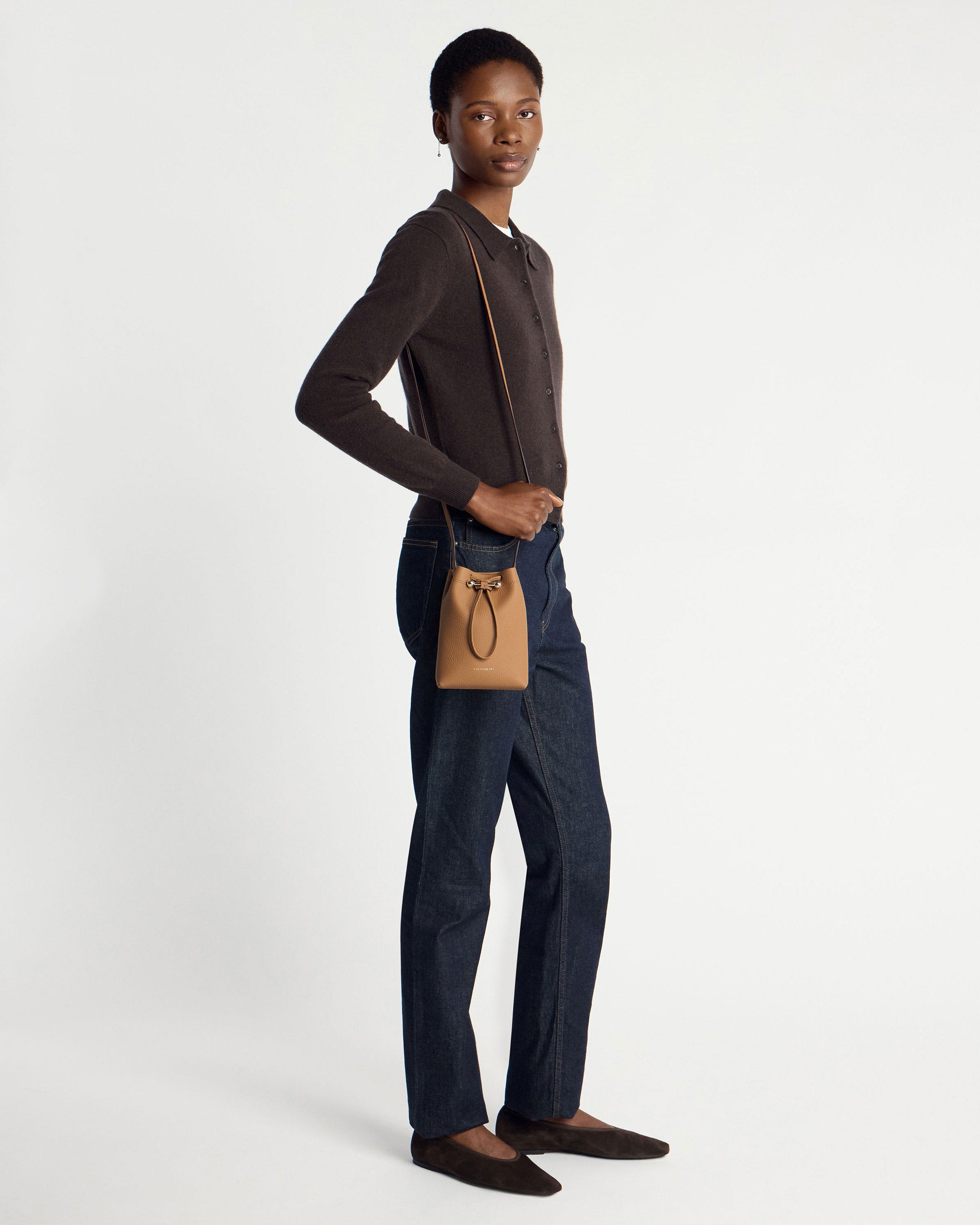 カフェドシクリステ　オダックス　ゼリー　レディース　XS Osette Midi Pouch - Caramel | Strathberry