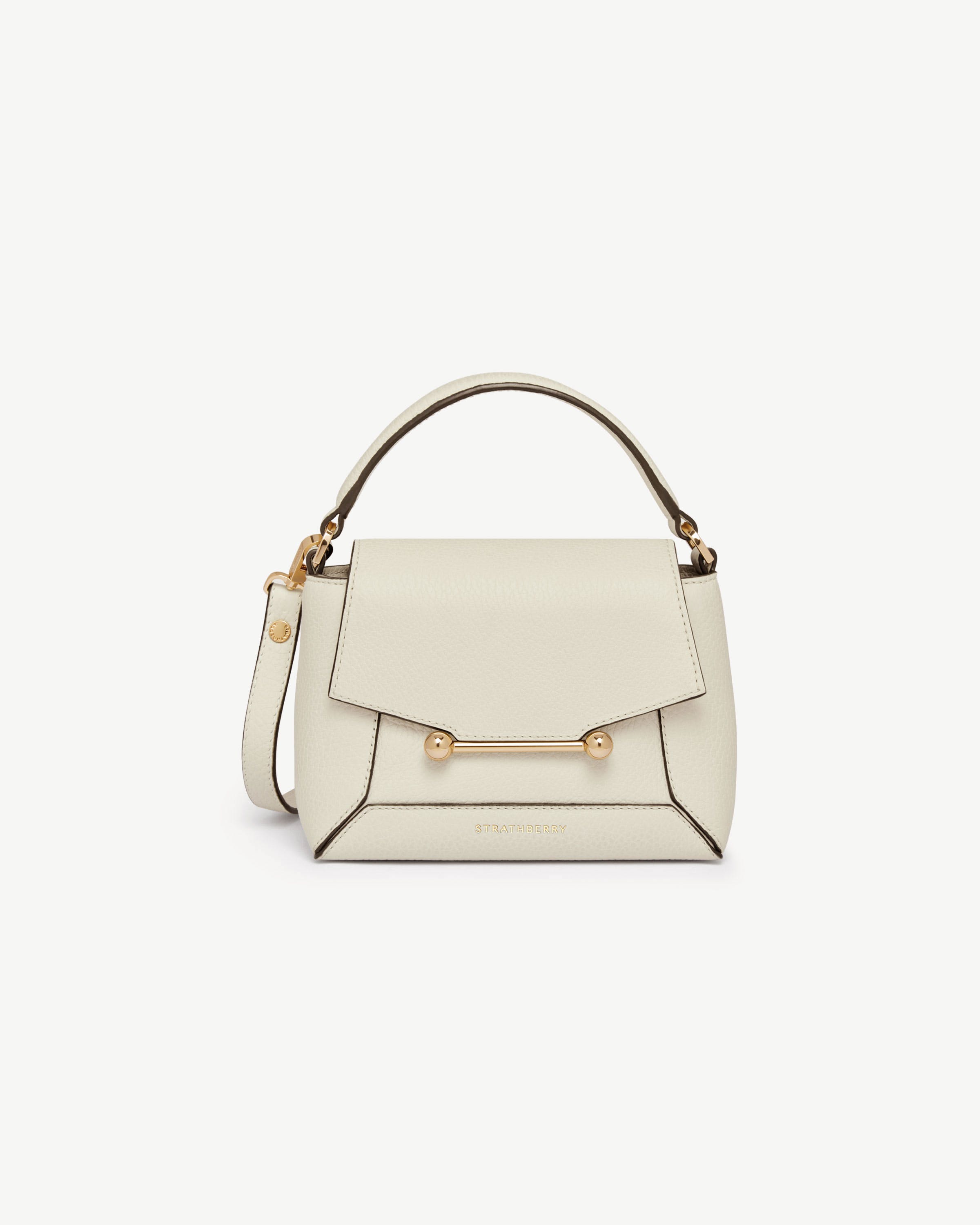 【未使用品】【希少】STRATHBERRY Mosaic Nano ハンドバッグ Strathberry - Mosaic Nano - Grey / Taupe