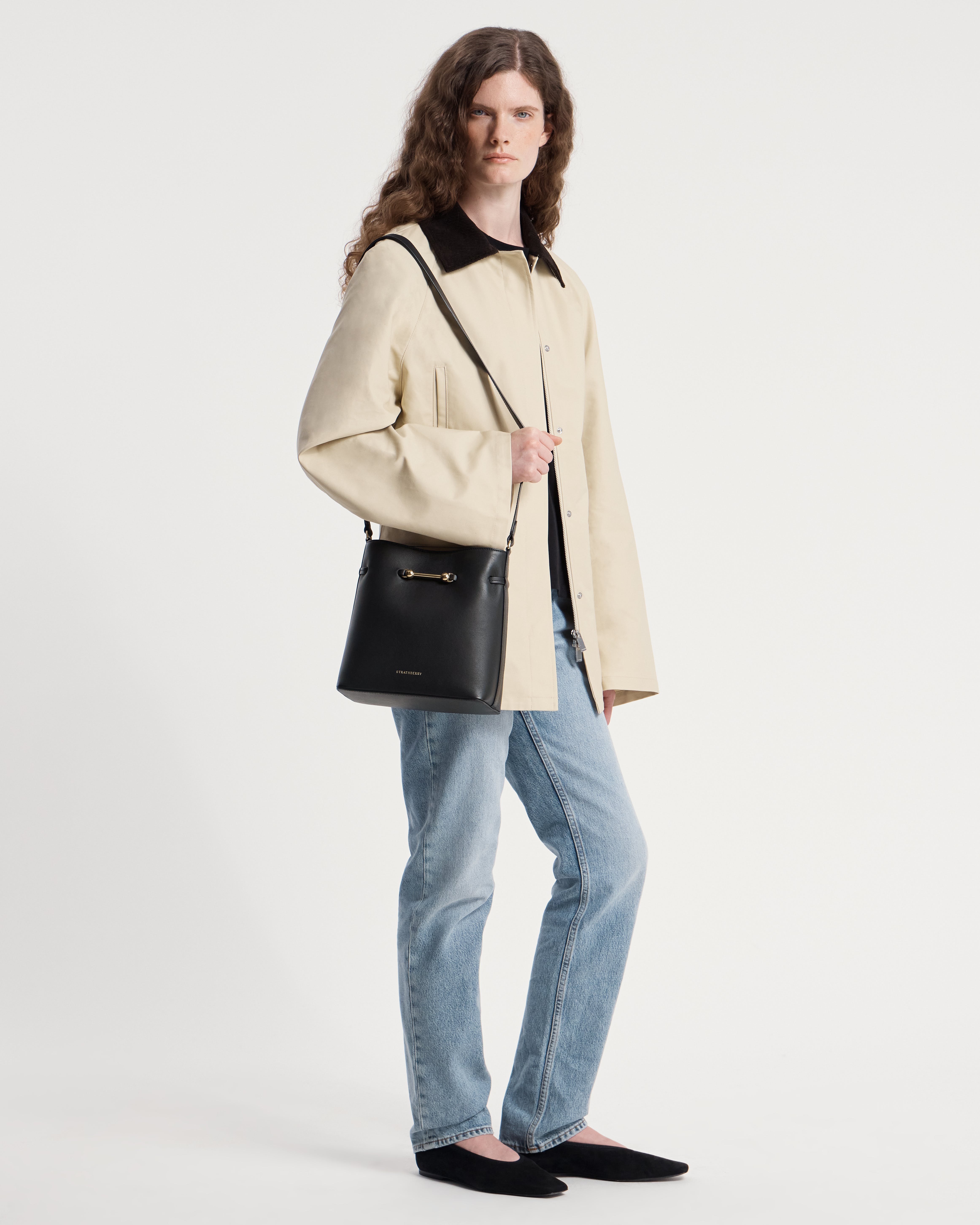 Corda Bucket - Black | Strathberry