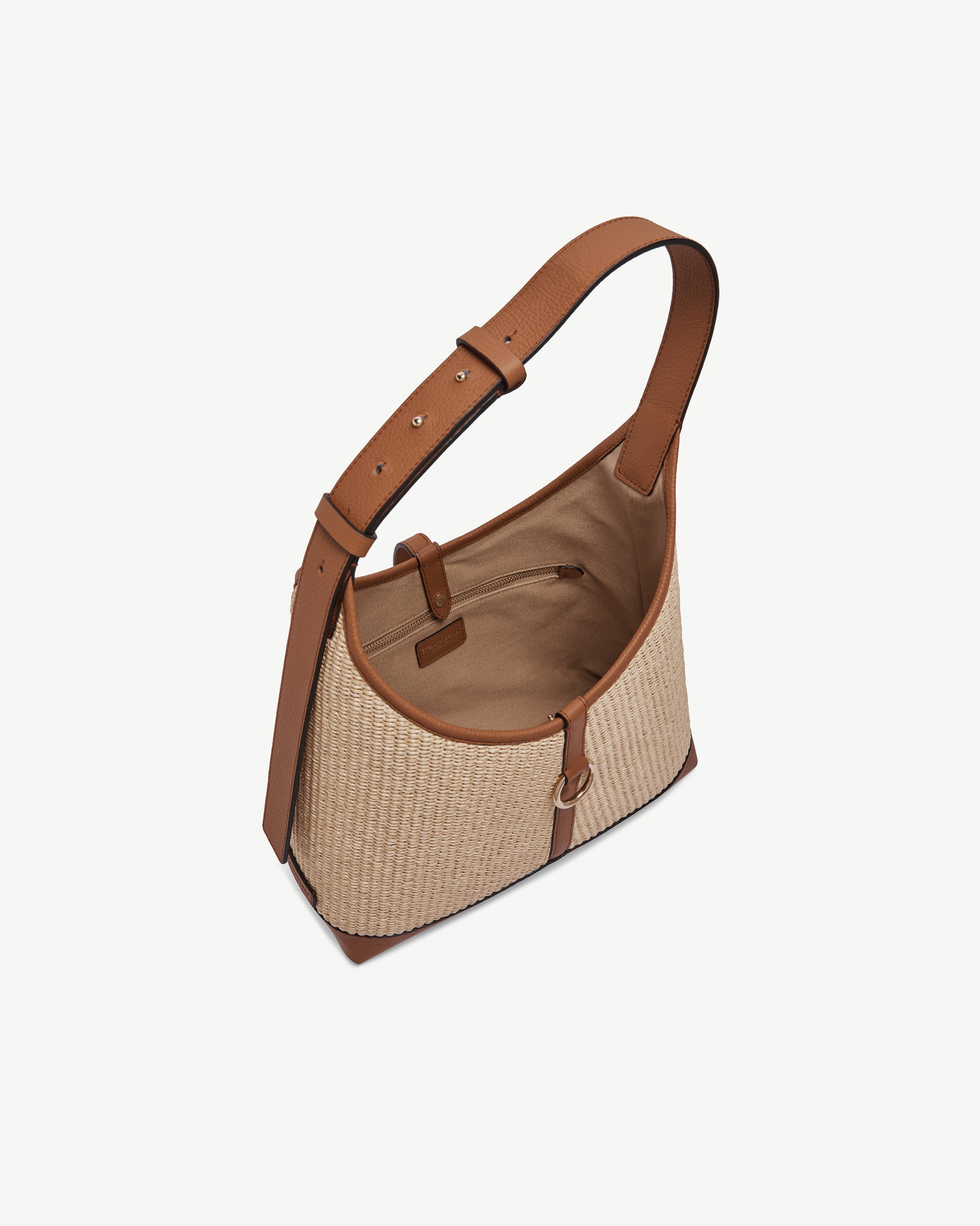 Kite Hobo - Tan/Natural Raffia | Strathberry