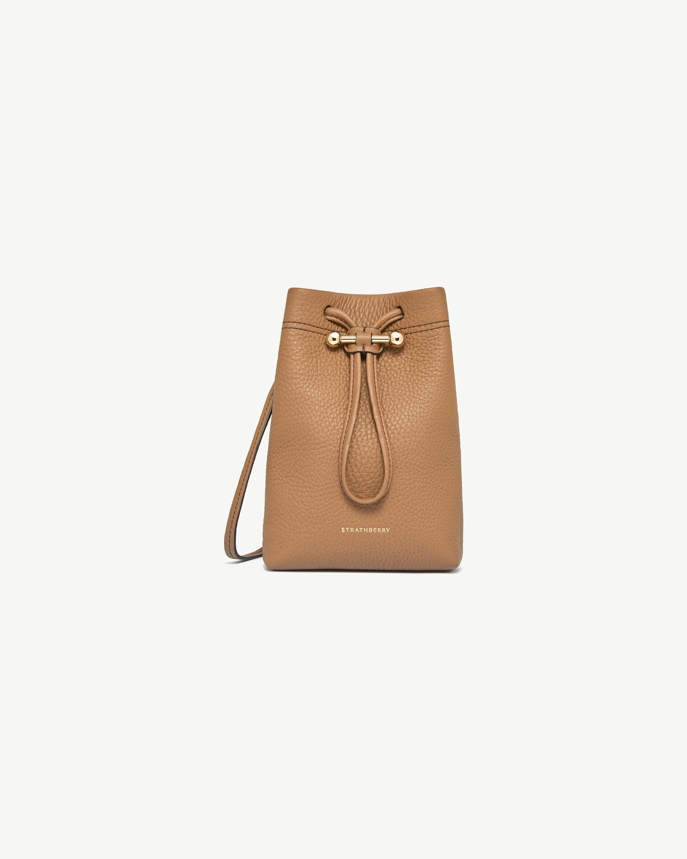 Osette Midi Pouch - Caramel | Strathberry